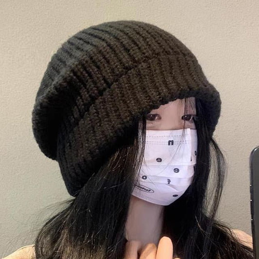 Beanie Ribbed Plain