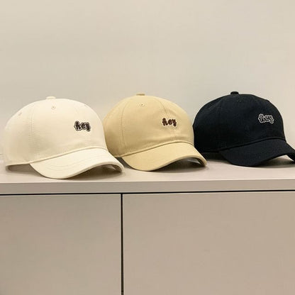 Cap Letter Embroidered