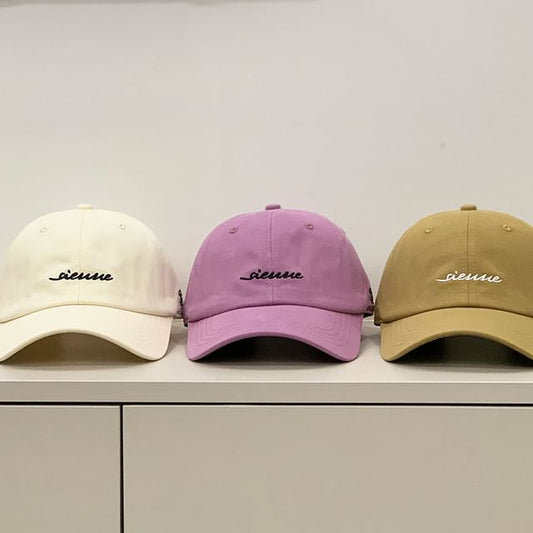 Letter Cap Embroidered