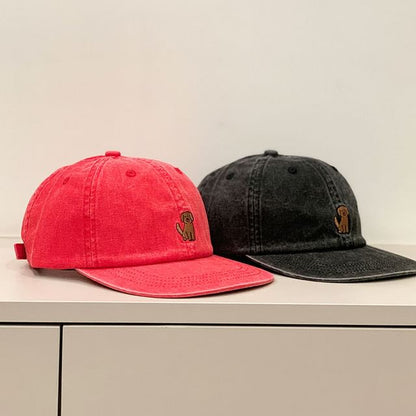 Embroidered Dog Cap