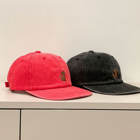 Embroidered Dog Cap