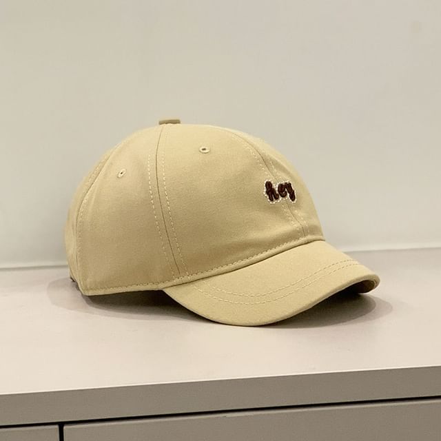 Cap Letter Embroidered