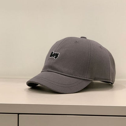 Cap Letter Embroidered