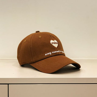 Heart Embroidered Cap