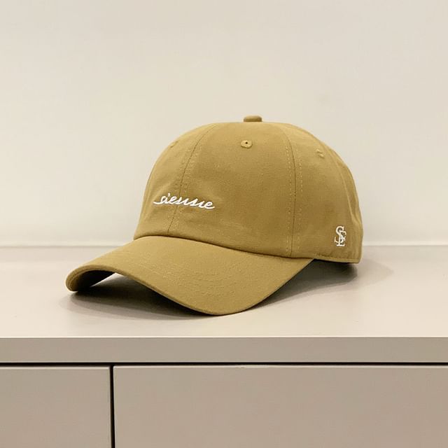 Letter Cap Embroidered