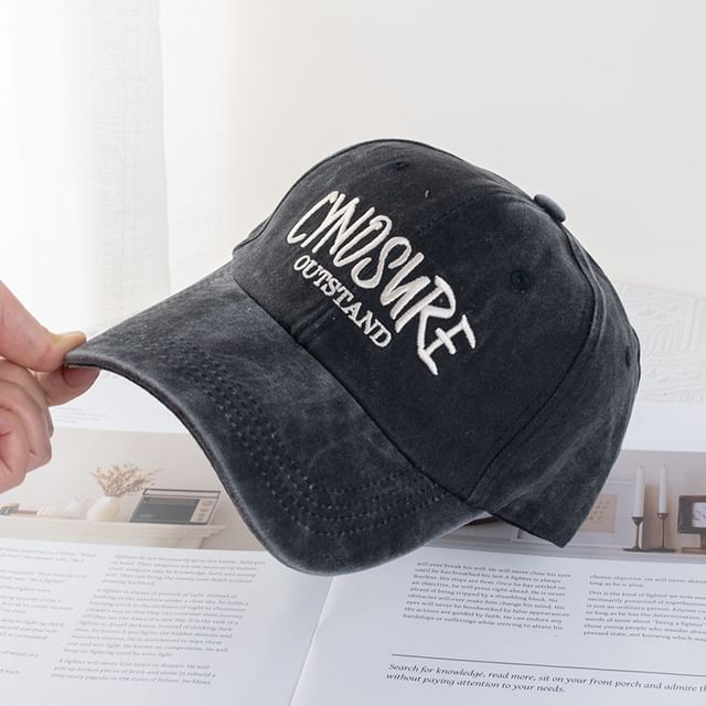Cap Washed Lettering
