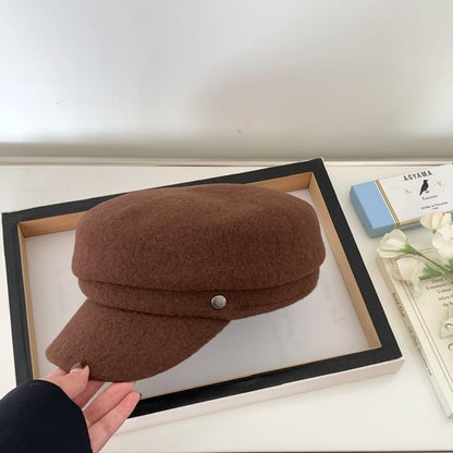 Buttoned Cap Newsboy