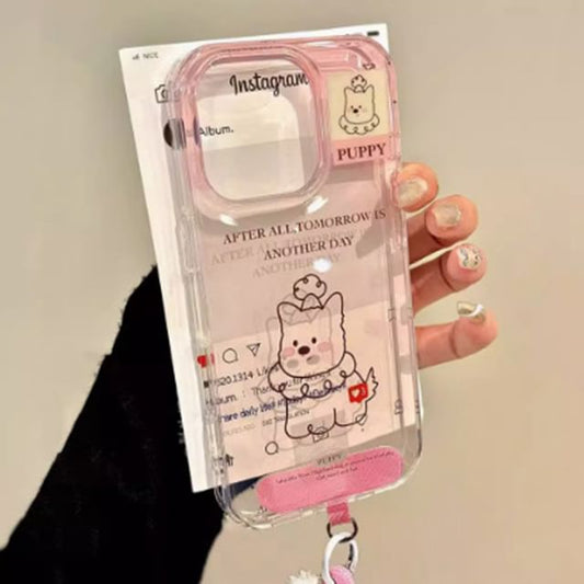 Phone Set Strap Case / Dog
