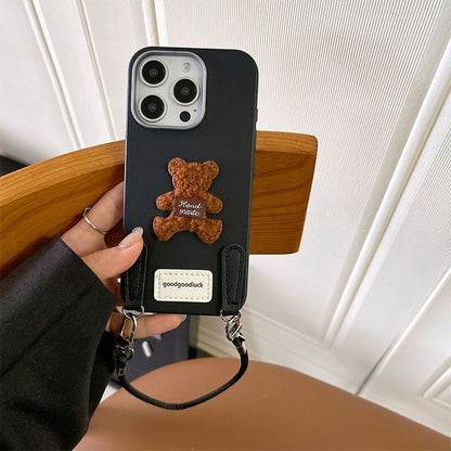 Applique with Phone Case Bear Strap