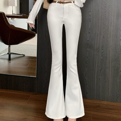 Sample High Waist Plain Flared Pants