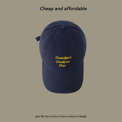 Cap Baseball Embroidered Lettering