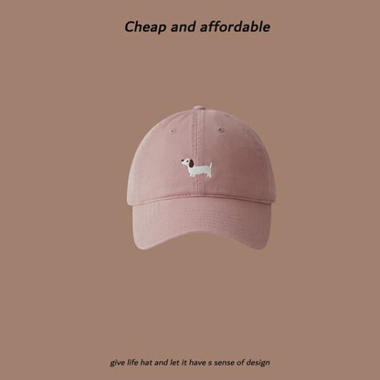 Cap Embroidered Baseball Dog