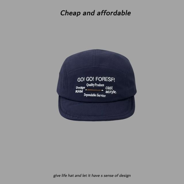 Lettering Cap Baseball Embroidery