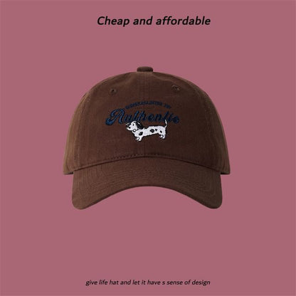 Baseball Dog Cap Embroidered