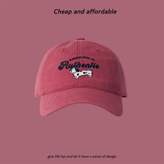 Baseball Dog Cap Embroidered
