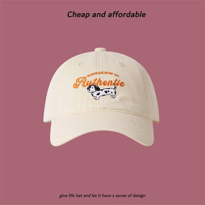 Baseball Dog Cap Embroidered