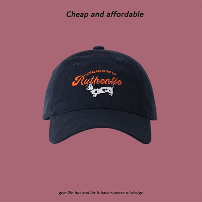 Baseball Dog Cap Embroidered