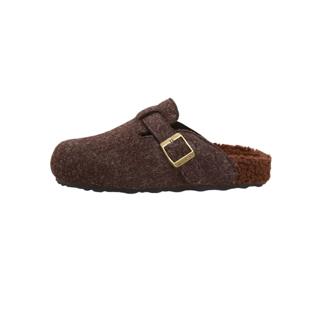 Buckled Slip-Ons Mules /