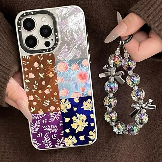 Strap / Set Phone Floral Case