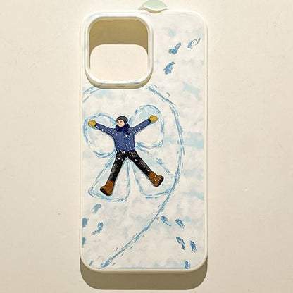 Phone Matching Snow Couple Case