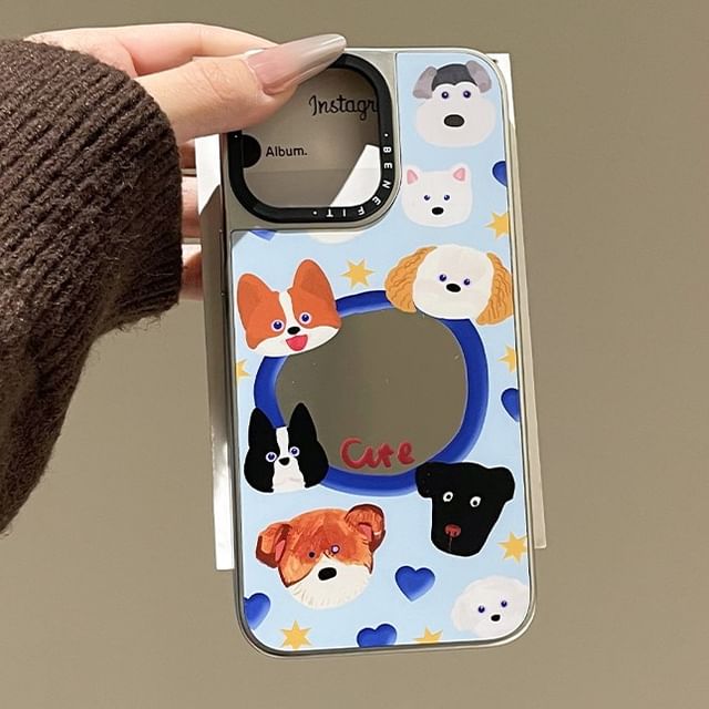 Phone Dog Case Mirrored