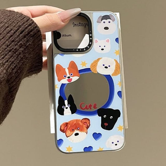 Phone Dog Case Mirrored