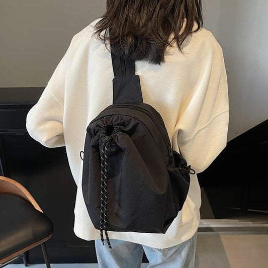 Backpack Drawstring Multi-Pocket