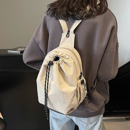 Backpack Drawstring Multi-Pocket