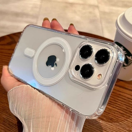 (Compatible Case with Magnetic MagSafe) Transparent Phone