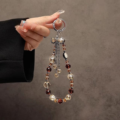 Bow Strap Phone Faux Crystal