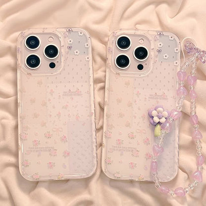 Case Floral Set Strap / Phone