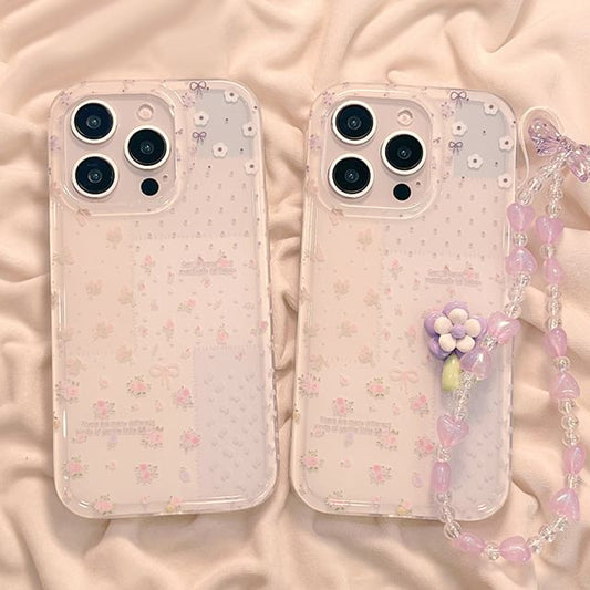 Case Floral Set Strap / Phone