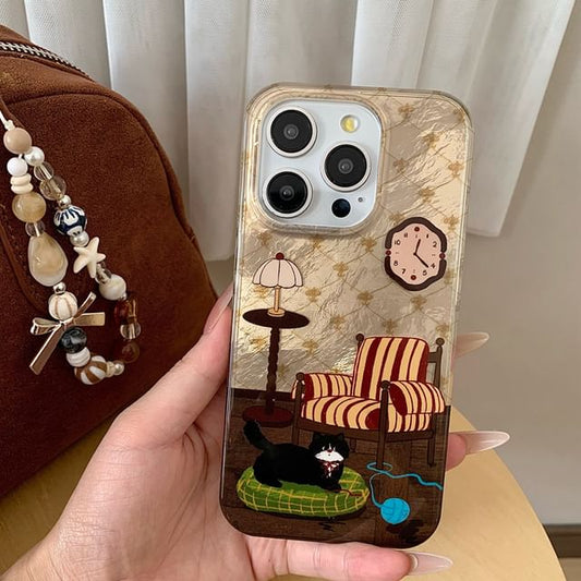 with Case Cat Phone Strap