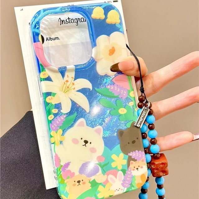 with Strap Case Phone Animal