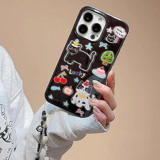 Case with Strap Cat Phone