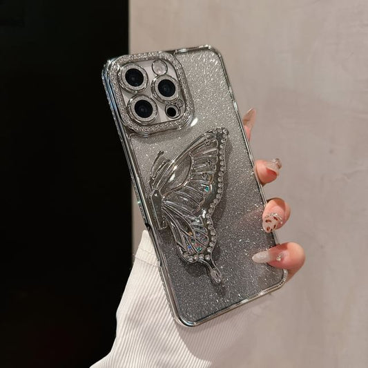 Embellished Butterfly Phone Case Stand