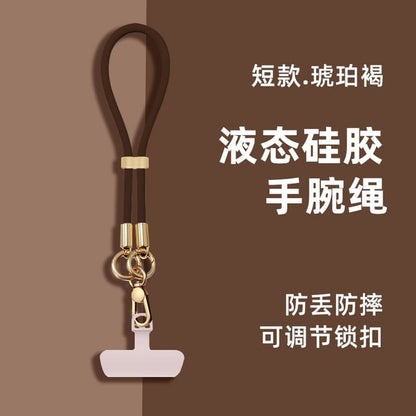 with Silicone Lanyard Strap Pad Phone