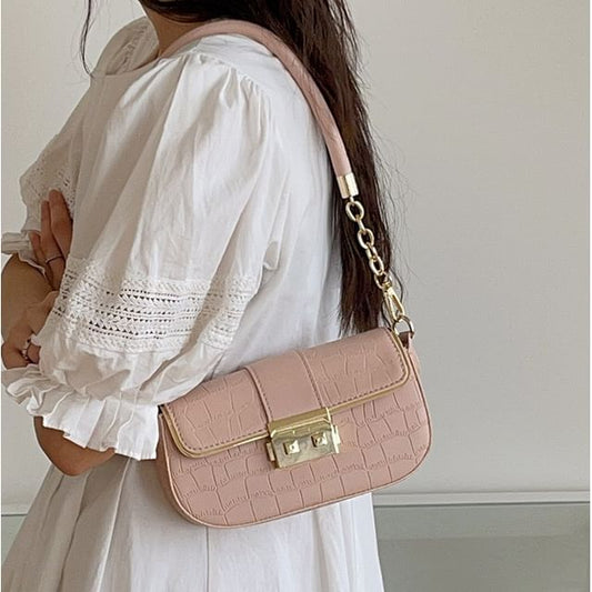 Wholesale Sample Leather Faux Bag Flap Shoulder