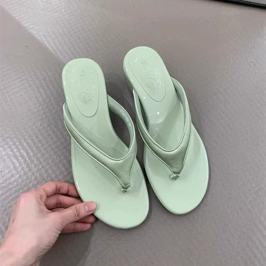 Platform Wedge Thong Sandals