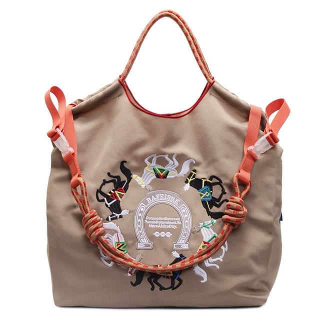 Sample Horse Embroidered Crossbody Bag