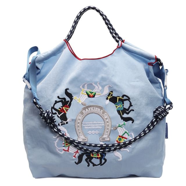 Sample Horse Embroidered Crossbody Bag