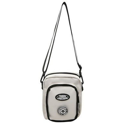 Sample Lettering Logo Crossbody Bag