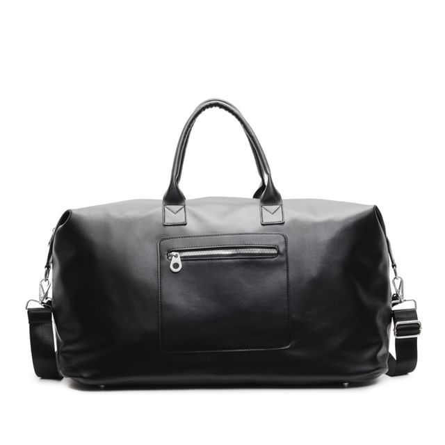 Sample Faux Leather Top Handle Crossbody Bag