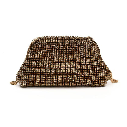 Sample Rhinestone Chain Crossbody Bag