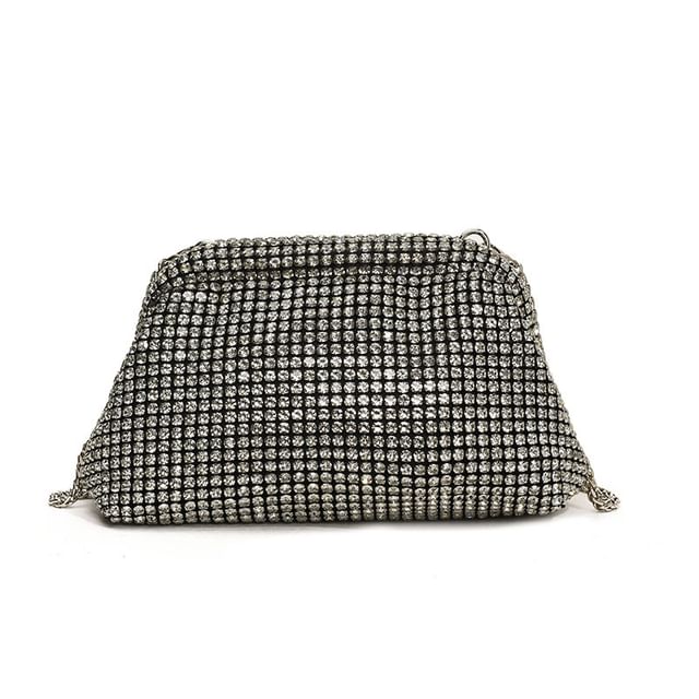 Sample Rhinestone Chain Crossbody Bag