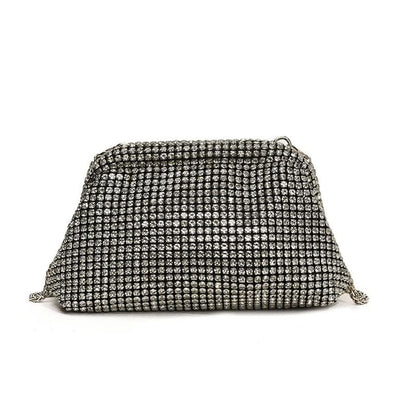 Sample Rhinestone Chain Crossbody Bag