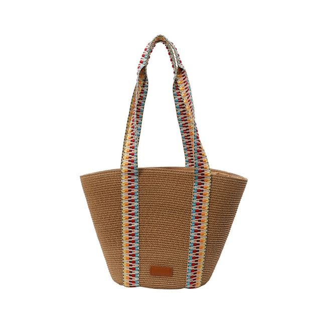 Sample Woven Pattern Strap Tote Bag