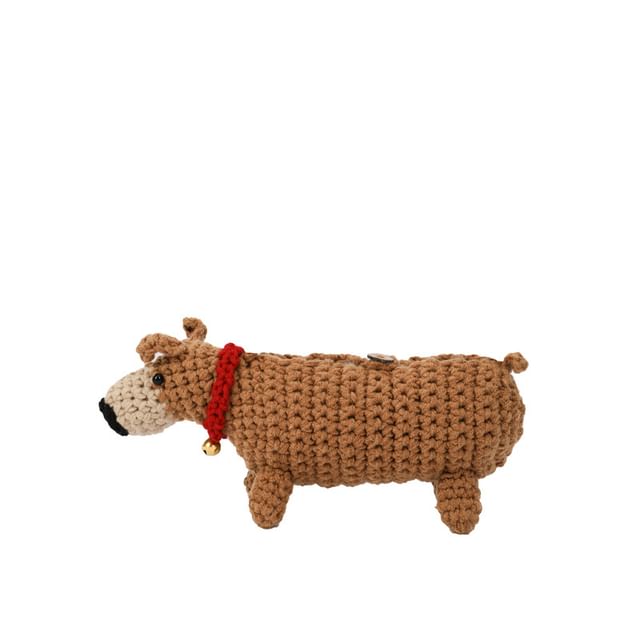 Sample Dog Knit Crossbody Bag