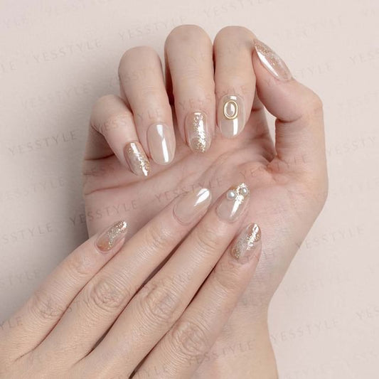 Flower Fantsy Art On Nail Amber