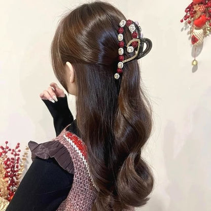 Wholesale Sample Bead Heart Claw Rhinestone Hair
